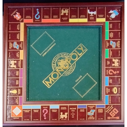 133 - The Franklin Mint The Collectors Edition USA Monopoly game. Measures approx H 9 x W 53 x D 52.5