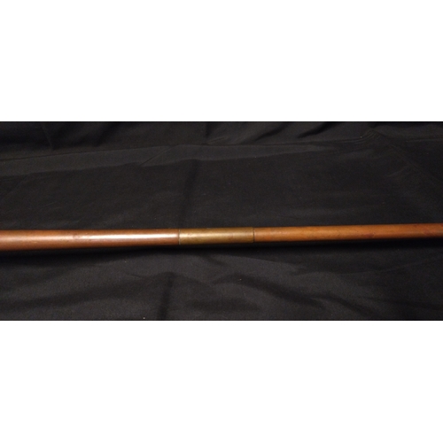 192 - Copper brass Hunting or coaching Horn. Measures approx H 94 cm