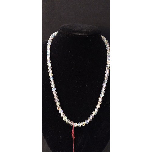 159 - L Creation by Swarovski faceted bead necklace