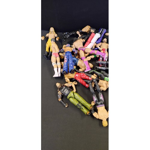 180 - Collection of WWE various era's wrestling figures