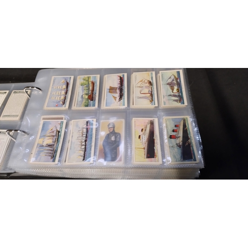 249 - Three files Containg Hundreds of vintage cigarette cards