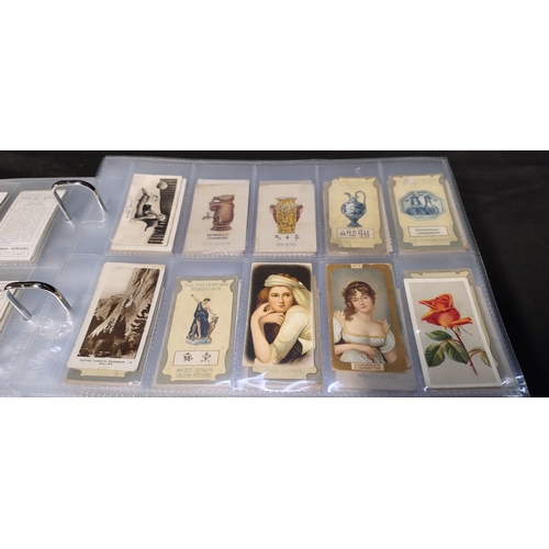 249 - Three files Containg Hundreds of vintage cigarette cards