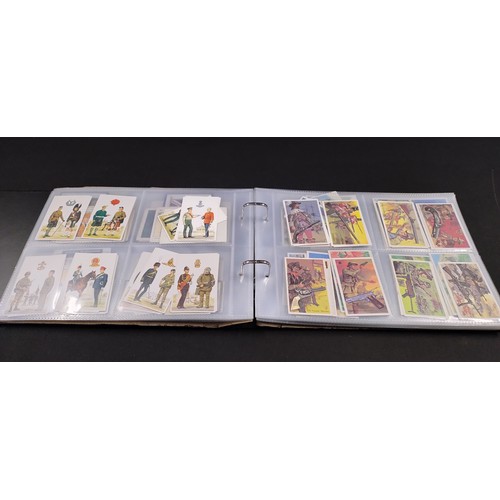 249 - Three files Containg Hundreds of vintage cigarette cards