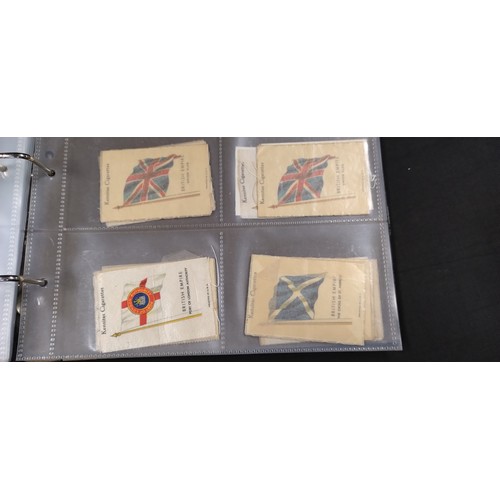 249 - Three files Containg Hundreds of vintage cigarette cards