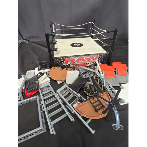 272 - WWE  wrestling ring and accessories