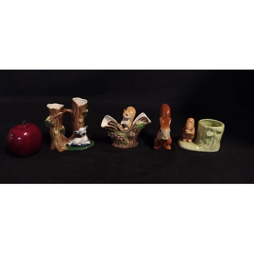 287 - Hornsea Pottery Fauna collection of animals and a Stoneware squirrel