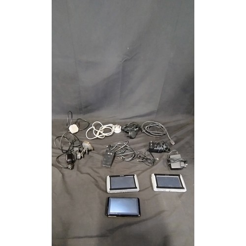 290 - Selection of Satellite Navigation Devices ,cables and other items