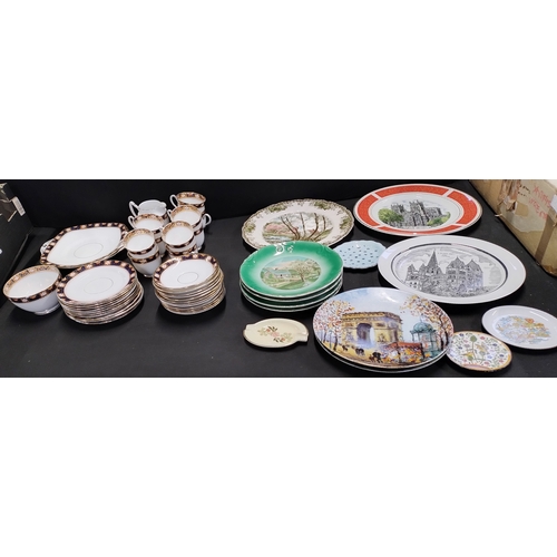 295 - Vintage Shore & Coggins Bell China tea set and a mixed lot of various plates