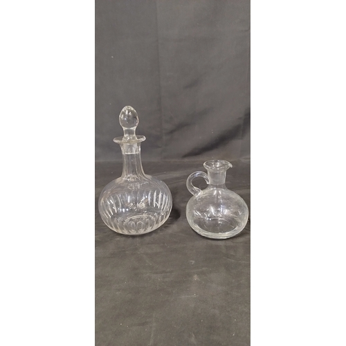 410 - 4 x decanter and pitcher jugs various sizes and styles