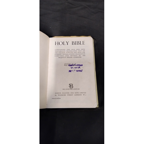 528 - Holy Bible presented in 1949.from Blackburn Road Methodist Sunday School