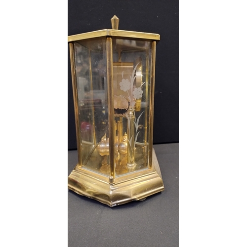 149 - Kundo quartz battery operated Anniversary mantle carriage clock