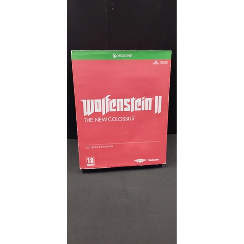 170 - Xbox One Collectors Edition Wolfenstein II The New Colossus including figures, game