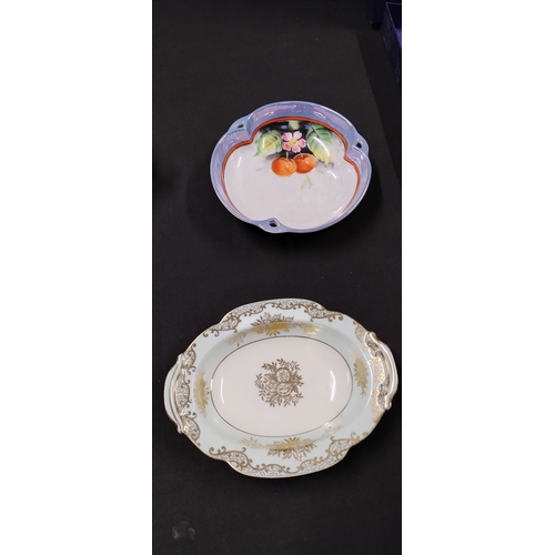 199 - Various plates by Spode, teriyaki, Fenton and Royal Worcester