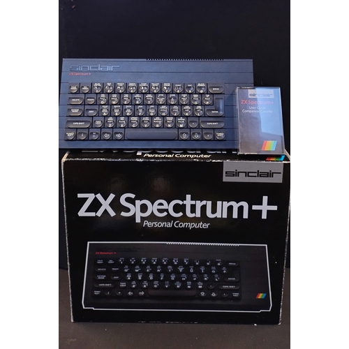 214 - Boxed ZX Spectrum + console, ZX Microdrive, Joystick interface