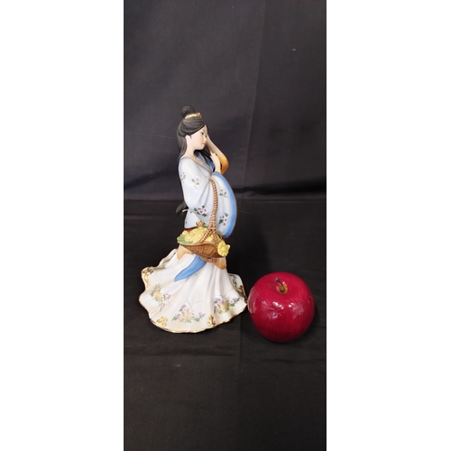 26 - Two Danbury mint figurines The Chrysanthemum Princess and Summer Blossom