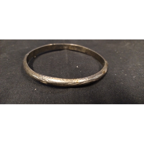 5 - 3 sterling silver bangles