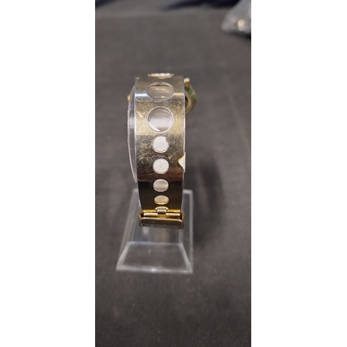 14 - Vintage Nacar ladies bangle wind up watch