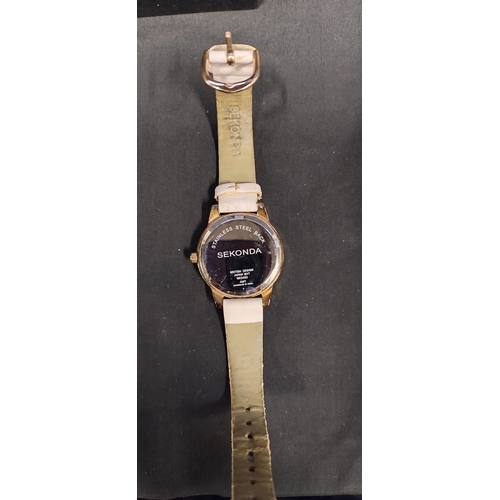 21 - Boxed Sekonda Ladies Editions Watch with pink strap