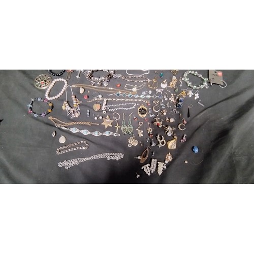 46 - Large quantity of various costume jewellery