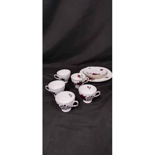 62 - Set of Colclough crockery including cups, and plates