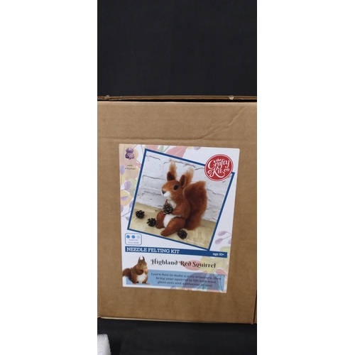 67 - Highland Red Squirrel felting kit