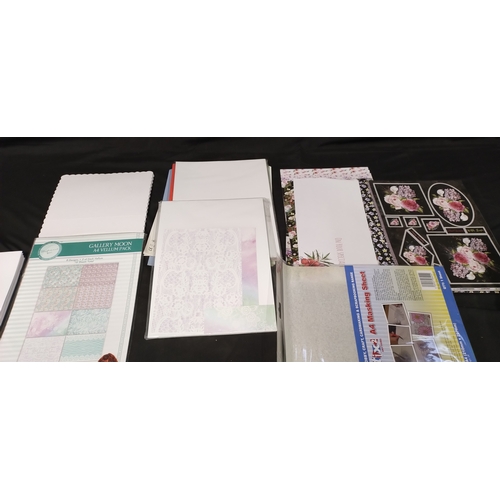 78 - Various sized and decorative card for card making