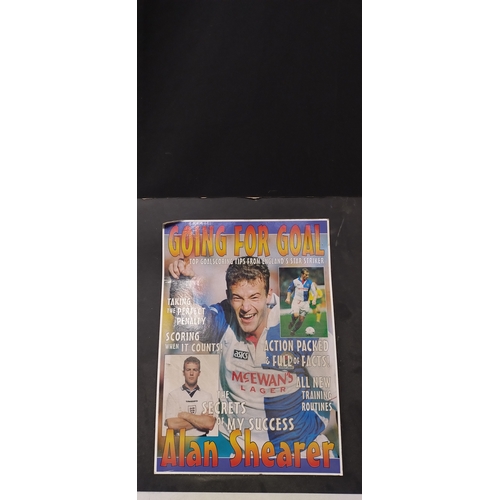 87 - Alan Shearer book advertising sign