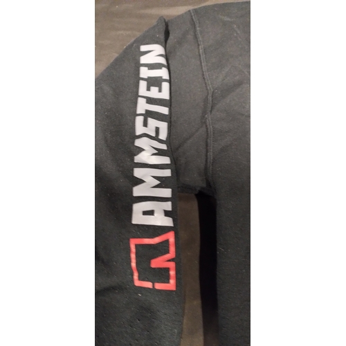 88 - Rammstein black zip hoodie size 2xl