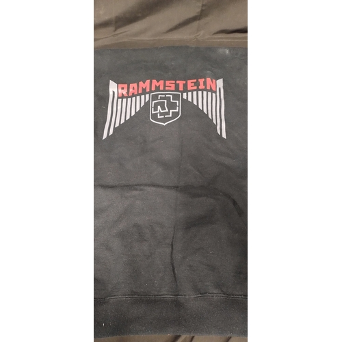 88 - Rammstein black zip hoodie size 2xl