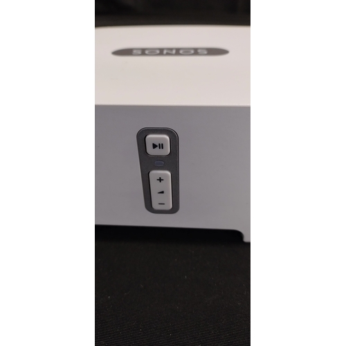 106 - Sonos Connect Smart Wireless Stereo Adaptor - White. Tested for power