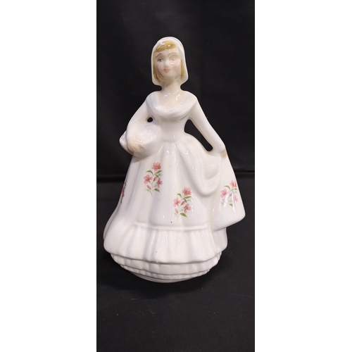 165 - Two Staffordshire figurines of ladies