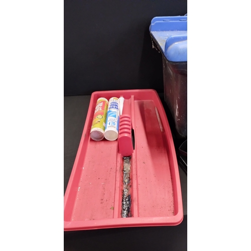 177 - Plastic Toolbox containing various items