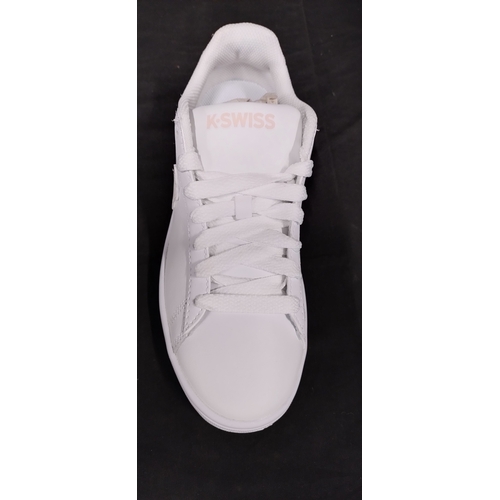 203 - Brand new boxed K-Swiss White/Pearl trainers size UK 4.5