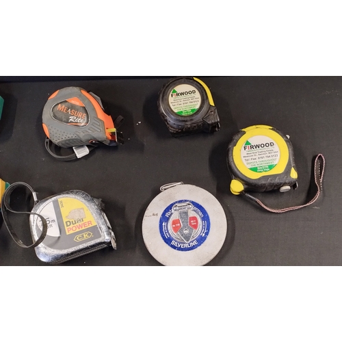 210 - 6 x Various brands of tape measures