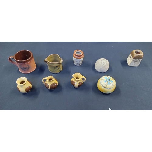 226 - Quantity of various stoneware tankards, cups and other items