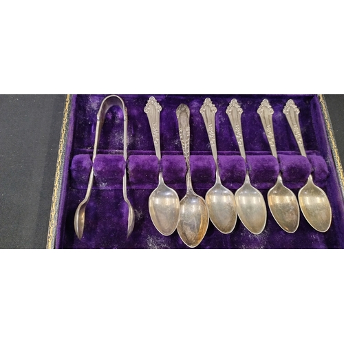 235 - Vintage silver plated cutlery set including original box