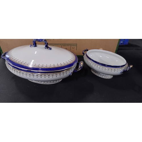 330 - Two Royal Doulton Belmont pattern tureens