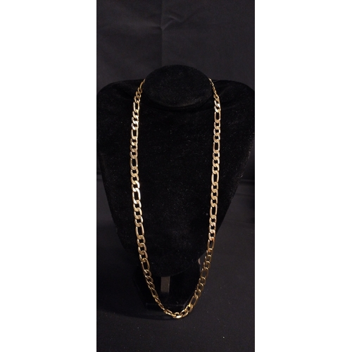 352 - 6 x Various gold tone and black chains