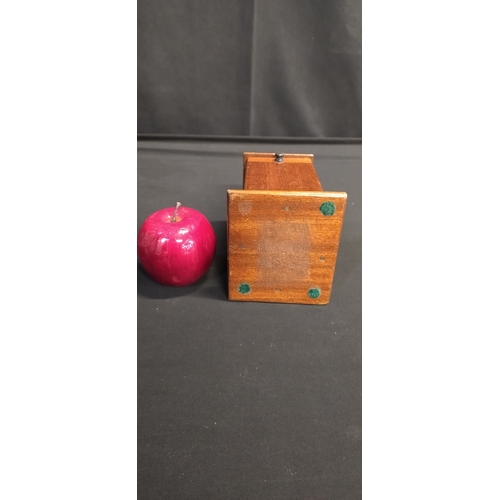 368 - Vintage wooden coin saving bank