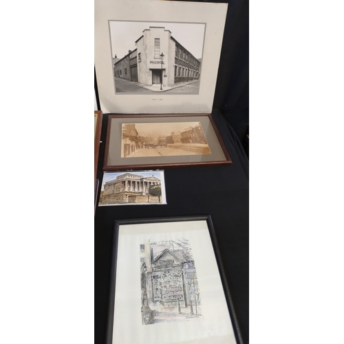 404 - Collection of various Framed prints of Preston and other places