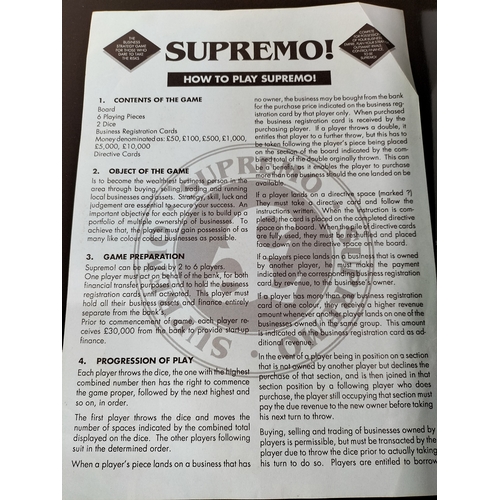 86 - Supremo The Business Strategy Game Blackburn Based