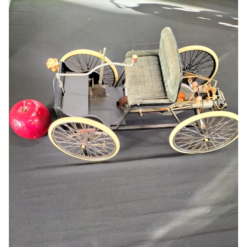 89 - Franklin mint 1:8 scale model of a Henry Ford 1896 Quadricycle