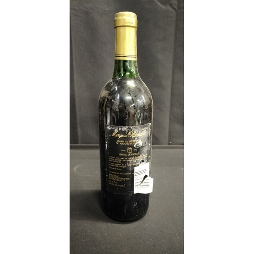 108 - Unopened bottle of 1992 Cahours Marquis Rocadour red wine