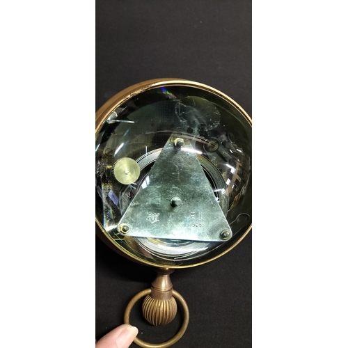 110 - 8 Day world time fish eye desk clock ( Not working)