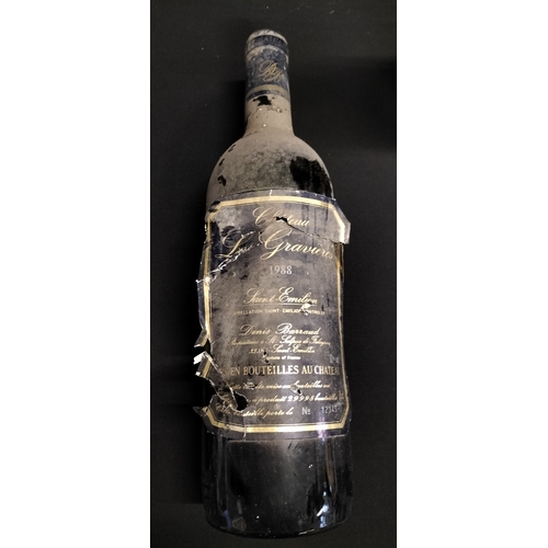 117 - Two unopened bottles of red wine.  1980 Tolomei Chianti Classico and a bottle of 1988 Chateau Le Gra... 