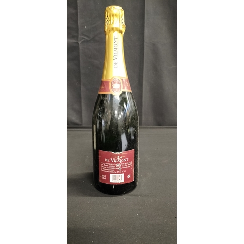 164 - 750 ml bottle of De Vilmont Brut Champagne