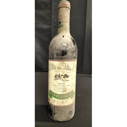 190 - Unopened bottle of 1982 La Rioja Altia S.A. Gran Reserva Red Wine