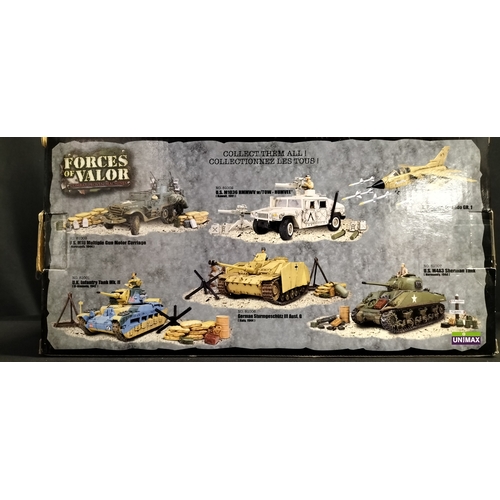 213 - Boxed Forces of Valor 1.32 Scale Model of U.S. M16 Multiple Gun Motor Carrier. Normandy 1944.