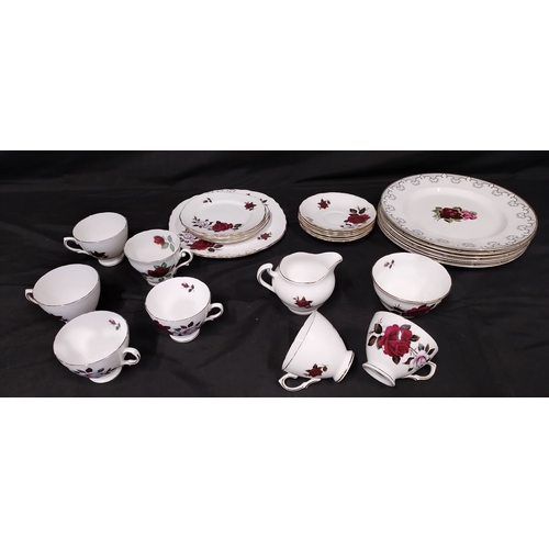 251 - Set of Colclough crockery including cups, and plates