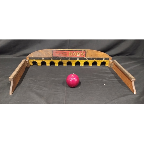 263 - Vintage Wooden table top game BOBS